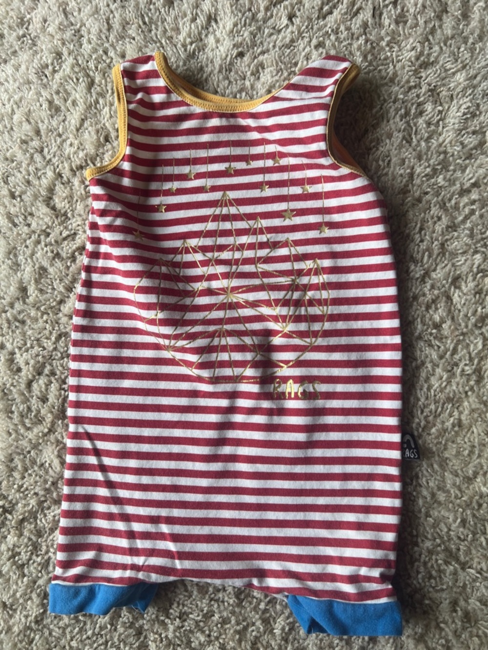 Rags to Raches Striped Tank Romper